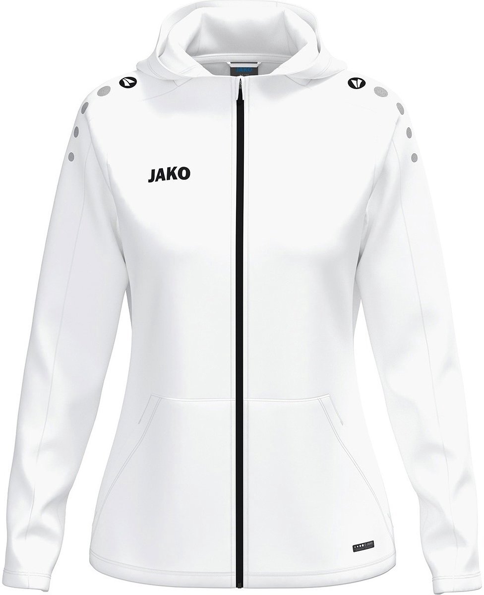Jako One Jas Met Kap Dames - Wit | Maat: 34/36