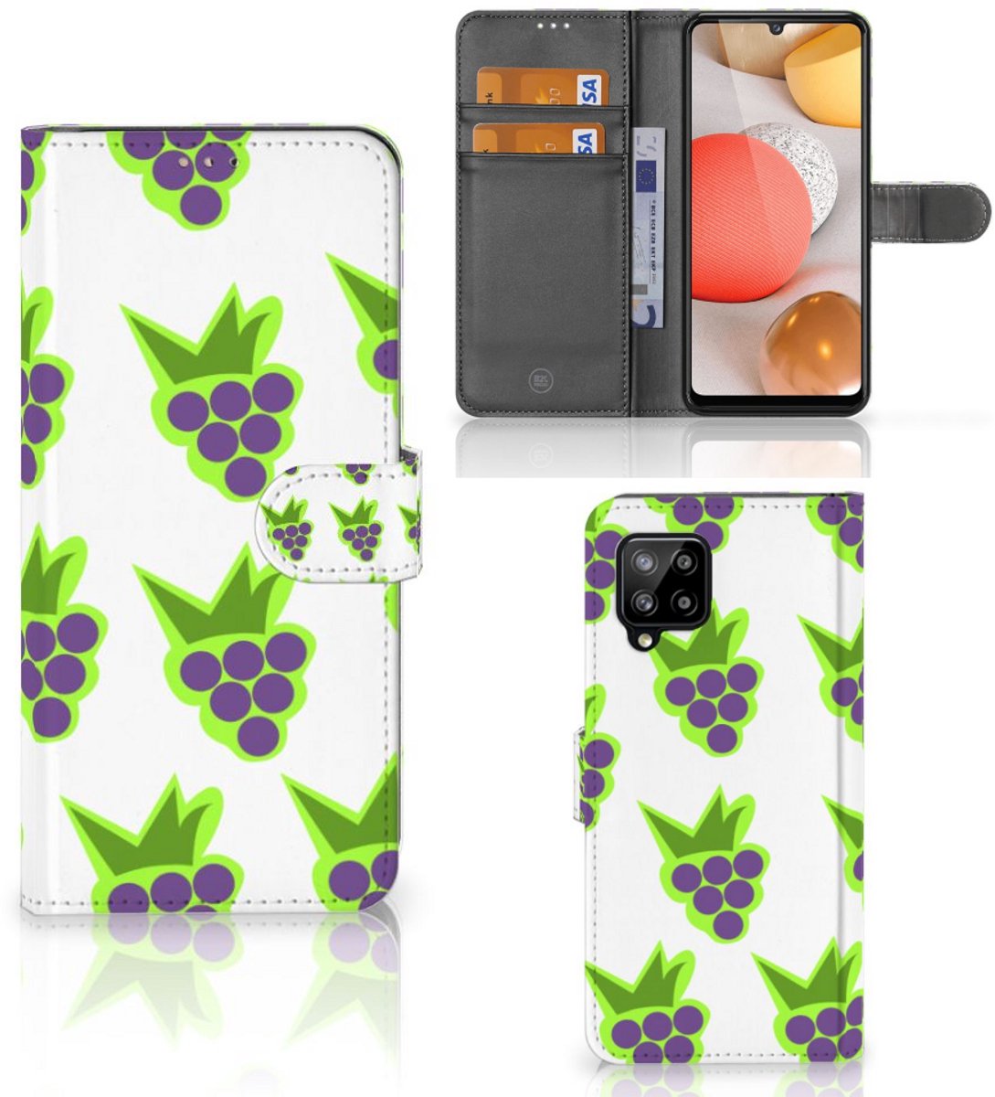 Samsung Galaxy A42 5G Book Cover Druiven