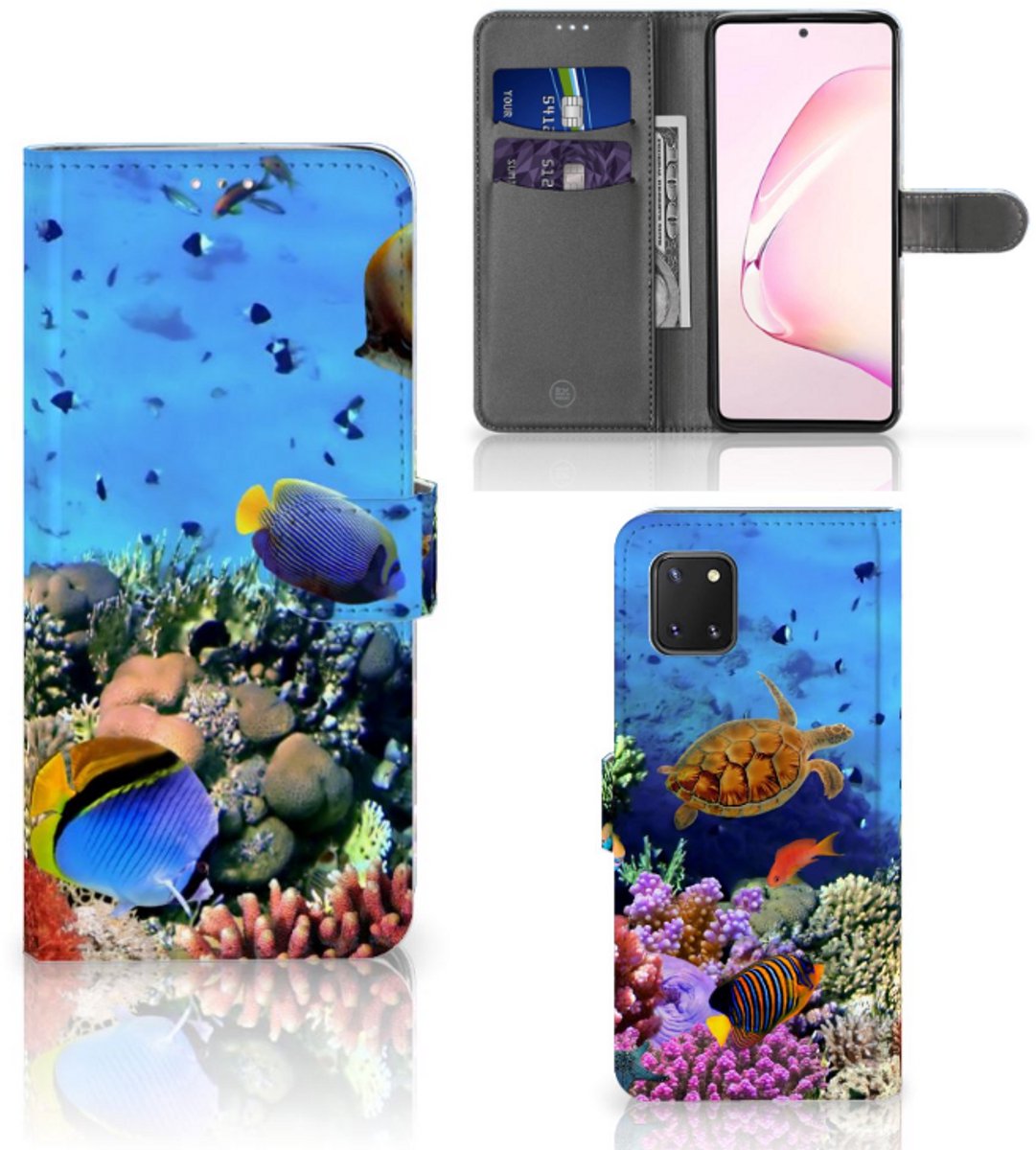Samsung Note 10 Lite Telefoonhoesje met Pasjes Vissen