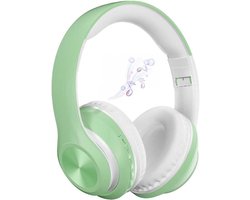 KZQ Draadloze Bluetooth Koptelefoon Opvouwbaar Over-Ear, Stereo Geluid met Microfoon, Headset met 30 CM USB-kabel en 1.2M Aux-kabel voor PC en Tablet