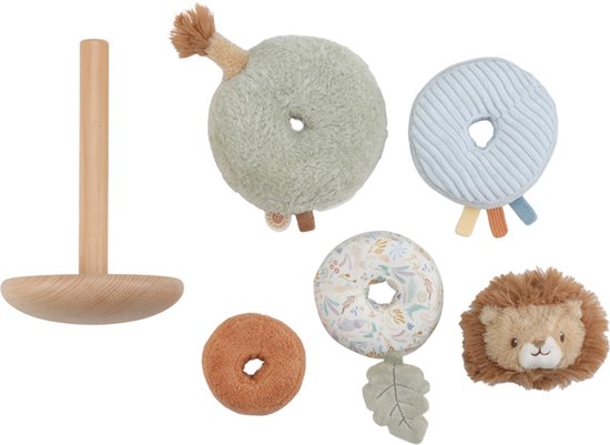 Little Dutch Stapeltoren pluche leeuw - Safari Friends van Little Dutch — afbeelding 3