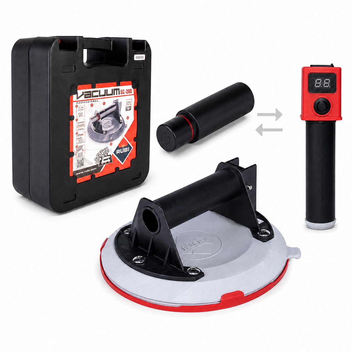Rubi GSC 200 tegelzuignap - POWERVAC ENERGY - Max 110 kg