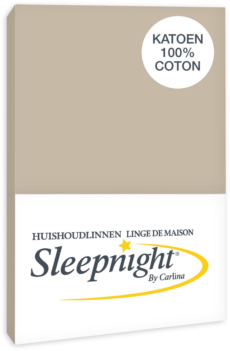 Sleepnight Lakenset Katoen Café - 280 x 300 cm + 2 kussenslopen - [Beige]