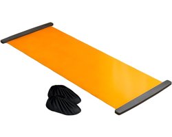 Hockey Slide Board - Oefenbord - Fitness Training - Waterdicht Antislip - 200 x 50 cm - Oranje