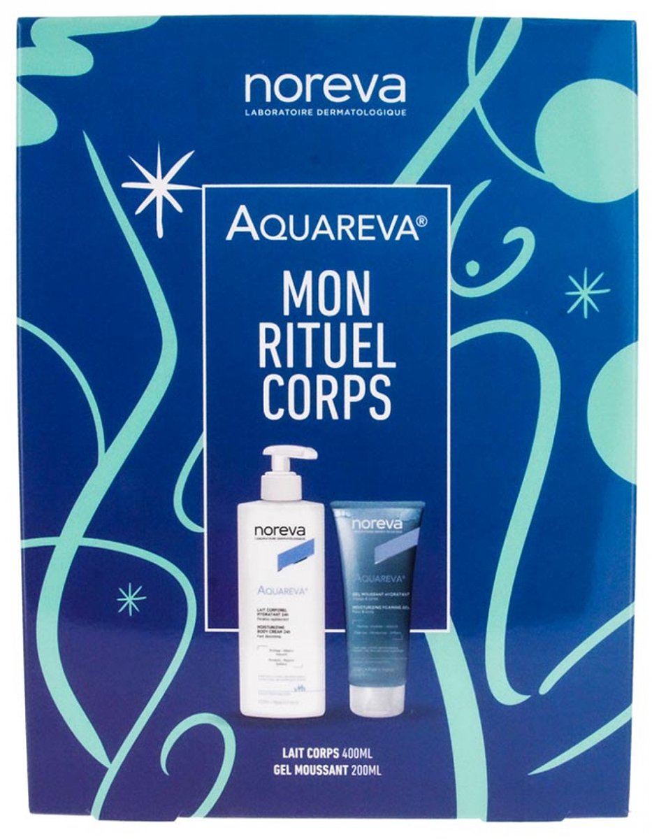 Noreva Aquareva Hydraterende Bodylotion 24H 400 ml + Hydraterende Schuimende Gel 200 ml