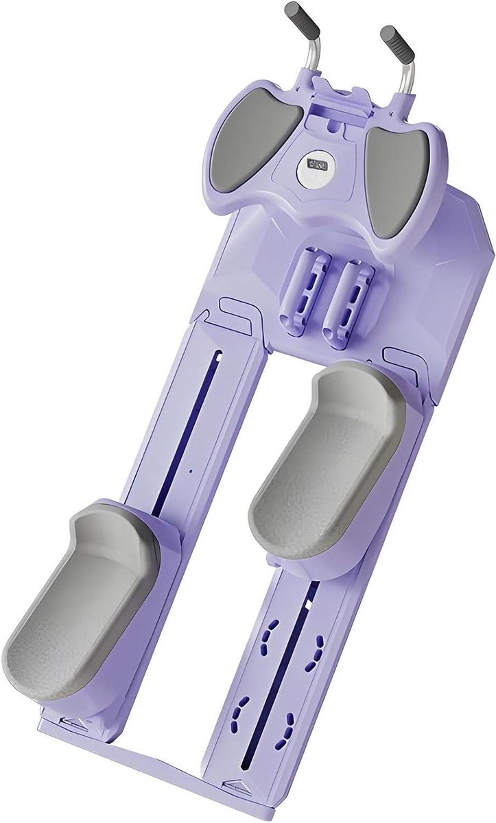 Taille Trainer Machine - Core Trainer - Thuis Trainen - Digitale Timer - 120x45x38 cm - Paars