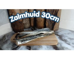 Zalmhuid voor Honden 15 cm - 150 Gram - 100% Natuurlijke Hondensnack