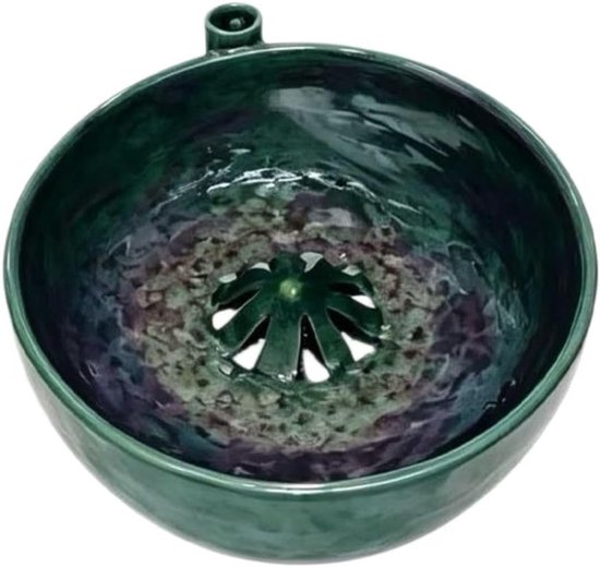 Berry Whirlpool kom, Home Novelty keukengerei, bosgroene glazuur, dynamische Whirlpool reiniging