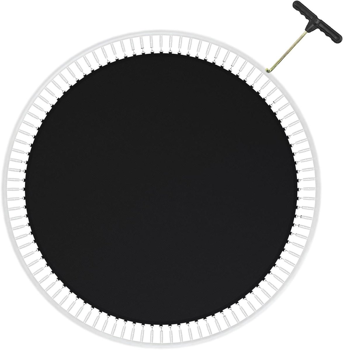 Trampoline springmat - Vervangende mat - Buitenplezier - Versterkte stiksels - 305 cm - Zwart