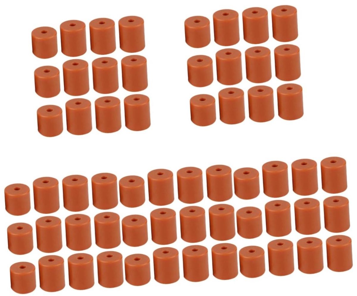 Nivelleringskolommen - Printbed Stabilisatoren - 3D Printen - Schokabsorberend Siliconen - 45 Stuks - Oranje