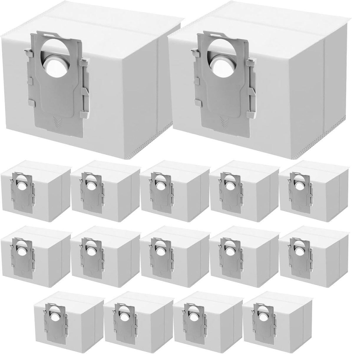 Roborock - Stofzuigerzakken - 16 Stuks - 3 Liter Capaciteit - Compatibel met Q5/Q7/S7/S8 Pro Ultra en Meer