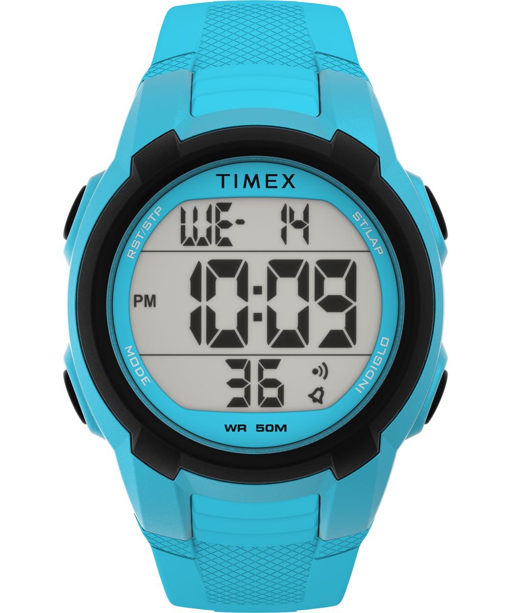 Timex Ironman TW5M62900 Horloge - Kunststof - Blauw - Ø 40 mm