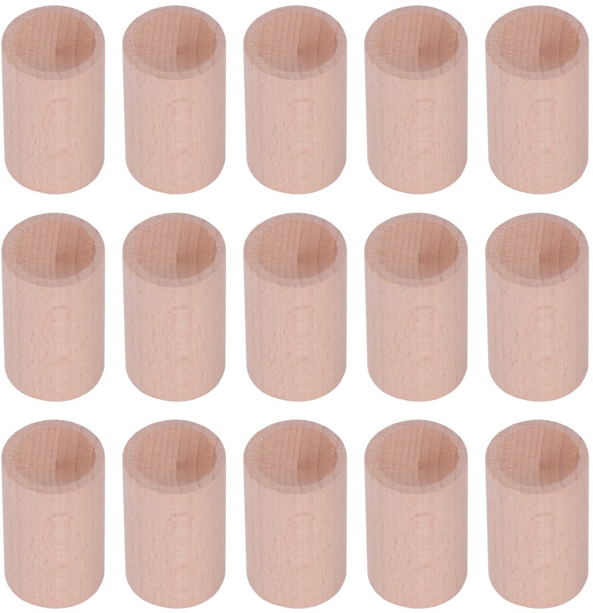 Dailygoods- Geurverspreider 15 Stuks - Beukenhout - Diffuser - Etherische Olie - Langdurig - Voor Thuis/Bureau
