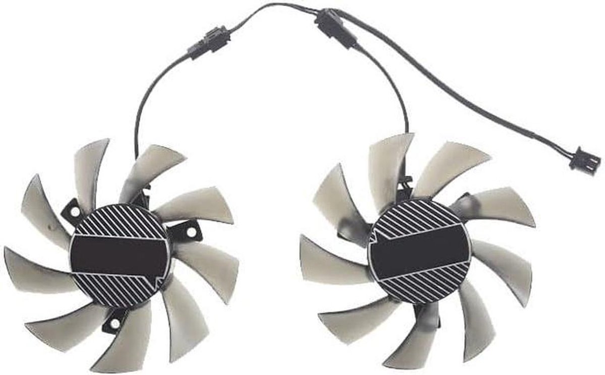 Laptoponderdelen T128015SL DC12V 0.19AMP 2Pin grafische kaartventilator voor Inno3D voor GeForce voor GTX 1050 1050Ti