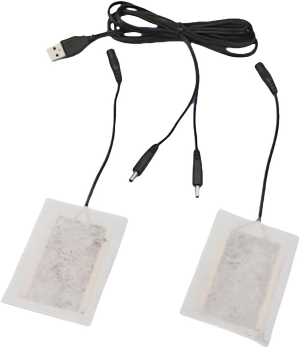Verwarmingskussen Handschoenen - Elektrische Inlegzolen - Warm Blijven - Synchrone Warmte - 6.5x8.5cm - Wit