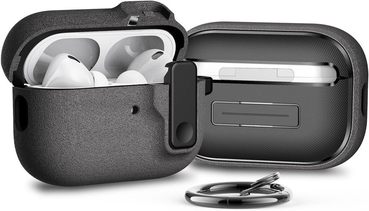Hoesje Oortjes - Beschermhoes - Oortjes Beschermen - Volledige Bescherming - Airpods Pro 2 - Grijs