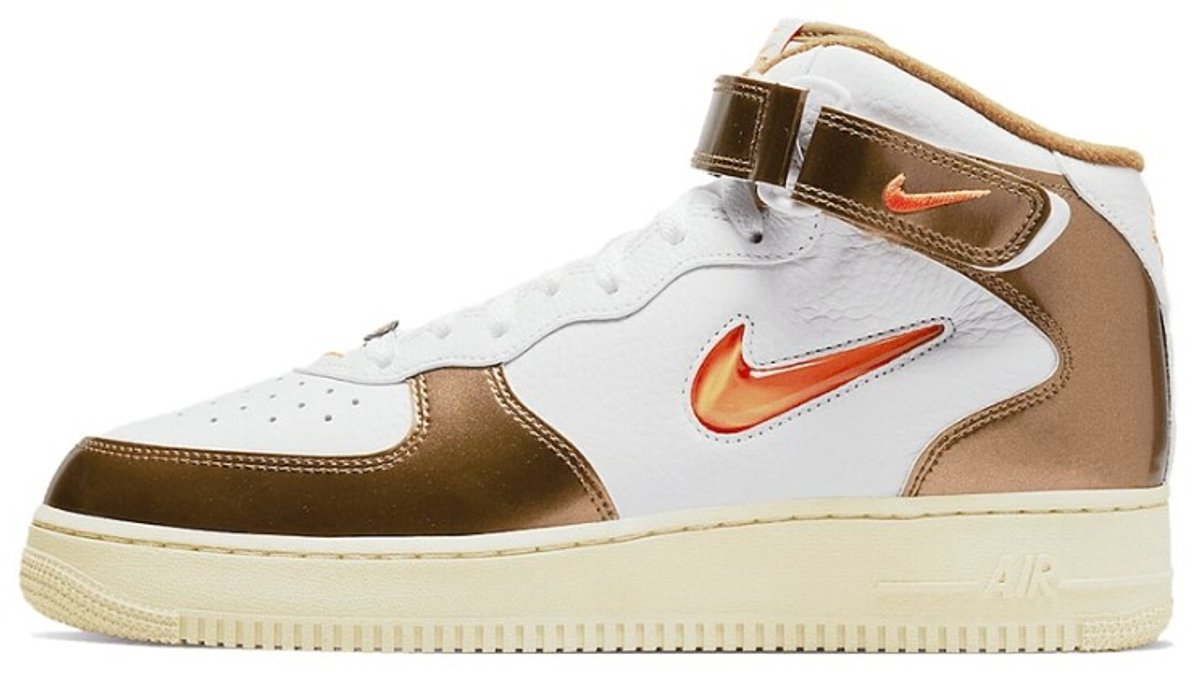 Nike Air Force 1 Mid Jewel QS Sneakers Unisex Wit