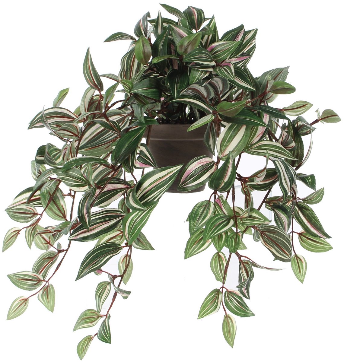Kunstplant mica tradescantia hangend groen | 4 stuks