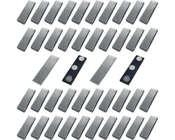 Magnetic Name Badge, 50Pcs Self Adhesive Magnetic Name Tags Fastening Badge Holder Business Blank Name Clips, Magnet - ShopVlot