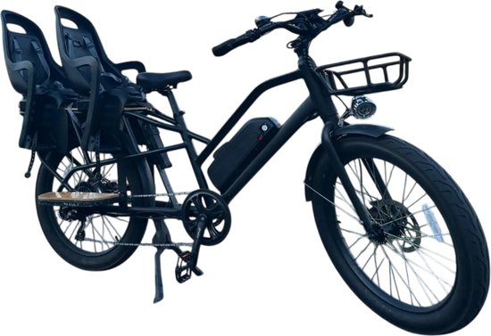 REVOM MULTI C1 - Elektrische Longtail - Zwart — afbeelding 2