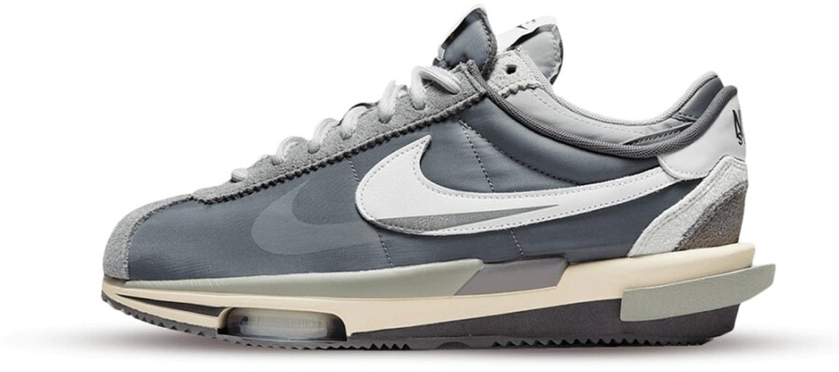 Nike Zoom Cortez SP sacai Iron Sneakers Unisex 001 Grijs