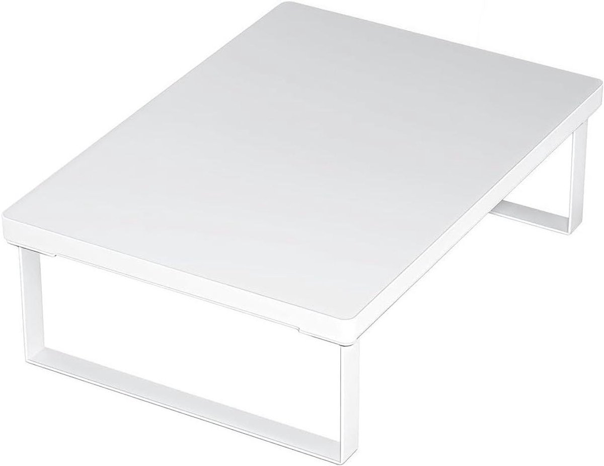 Magnetronrek - Aanrecht organizer - Keuken opruimen - Antislipvoeten - 40 x 30 cm - Wit