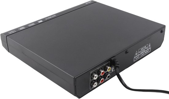 Mini DVD Speler - Tv Mediaspeler - Films Kijken - HD Beeldkwaliteit - Compact Formaat - Zwart — afbeelding 4