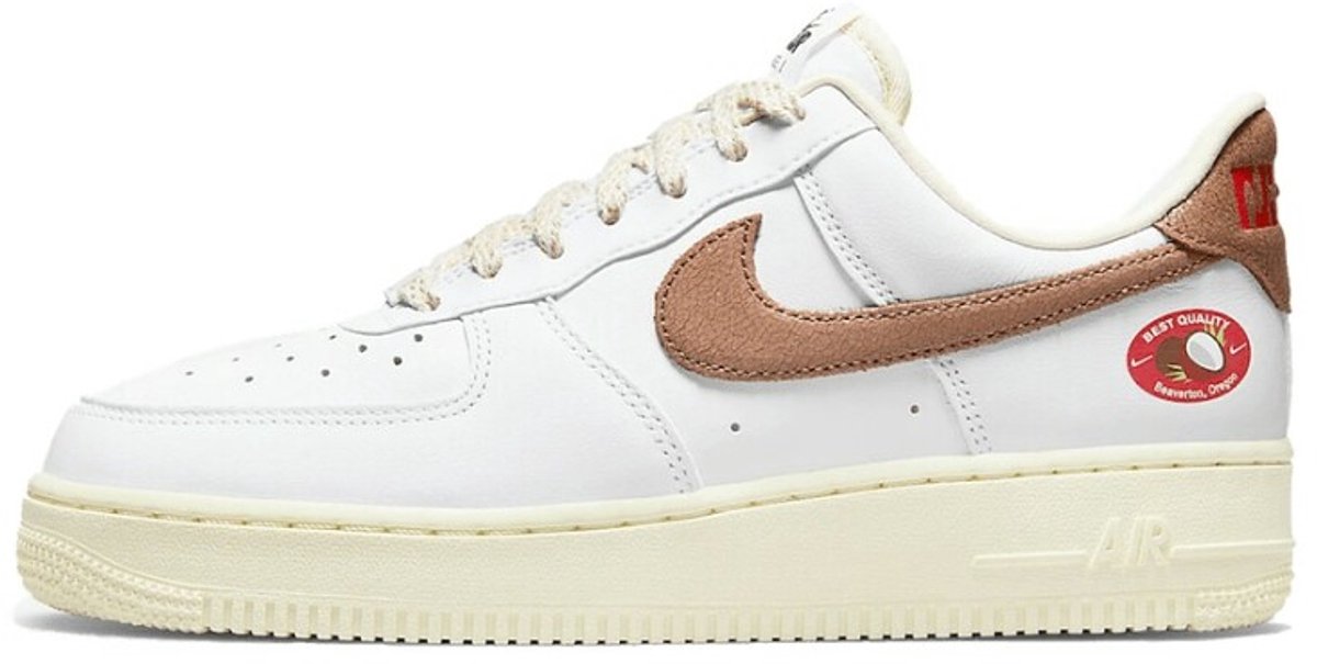 Nike Air Force 1 ’07 LX Damesschoenen /Coconut Milk/Team /Archaeo Bruin