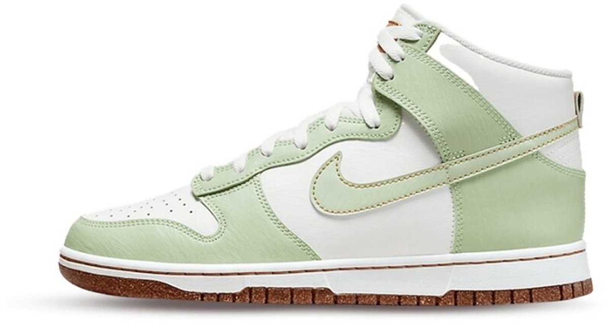 Nike Dunk High SE Honeydew Inspected By Swoosh Groen