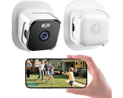 Raamcamera Binnen naar Buiten 2K - Bewakingscamera met 2.4G en 5G WiFi - Bewakingscamera - Nachtzicht - Bewegingsdetectie - Tweeweg Audio