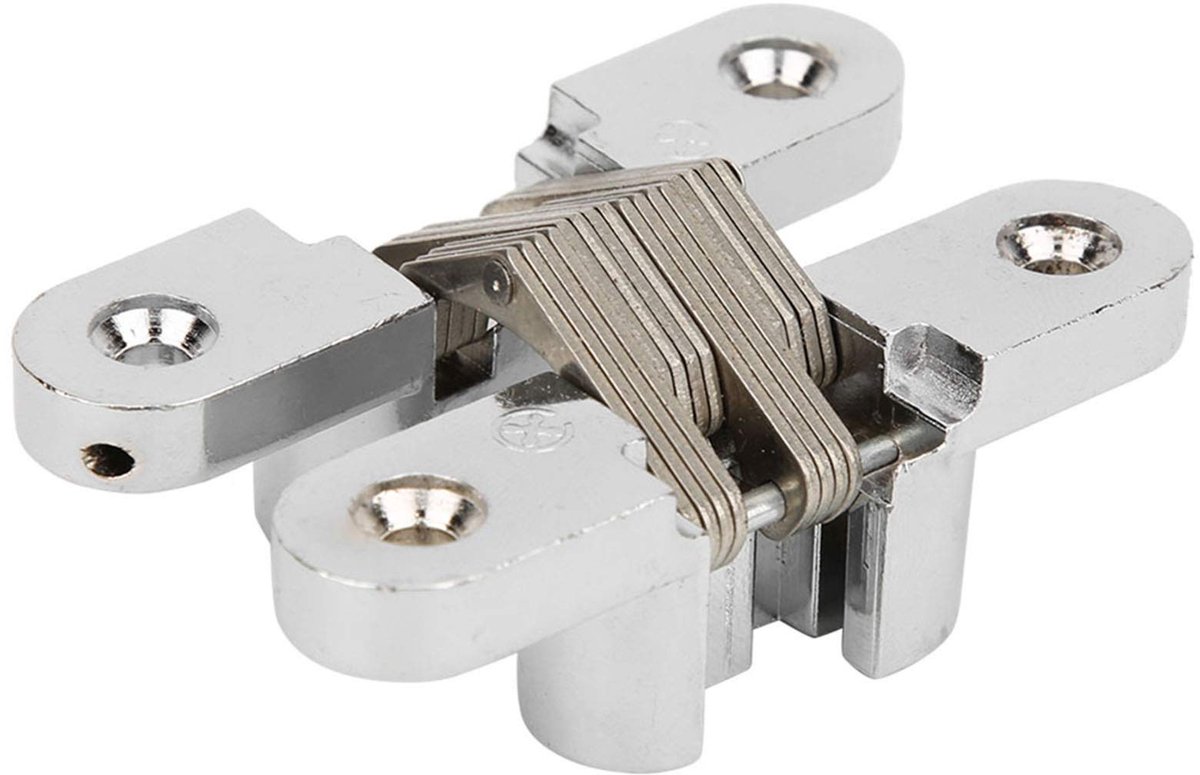 JHUBERS- Scharnier 180 Graden - Scharnier Reparatie Plaat - Scharnierboor - Scharniermal - Zinklegering - Koudgewalst Staal - Deurhinge