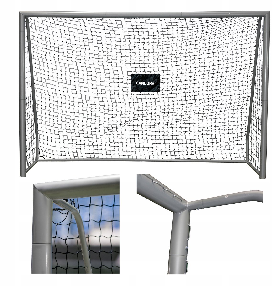 Sandora Derby Voetbaldoel 3x2m - Stevige 75 mm buis