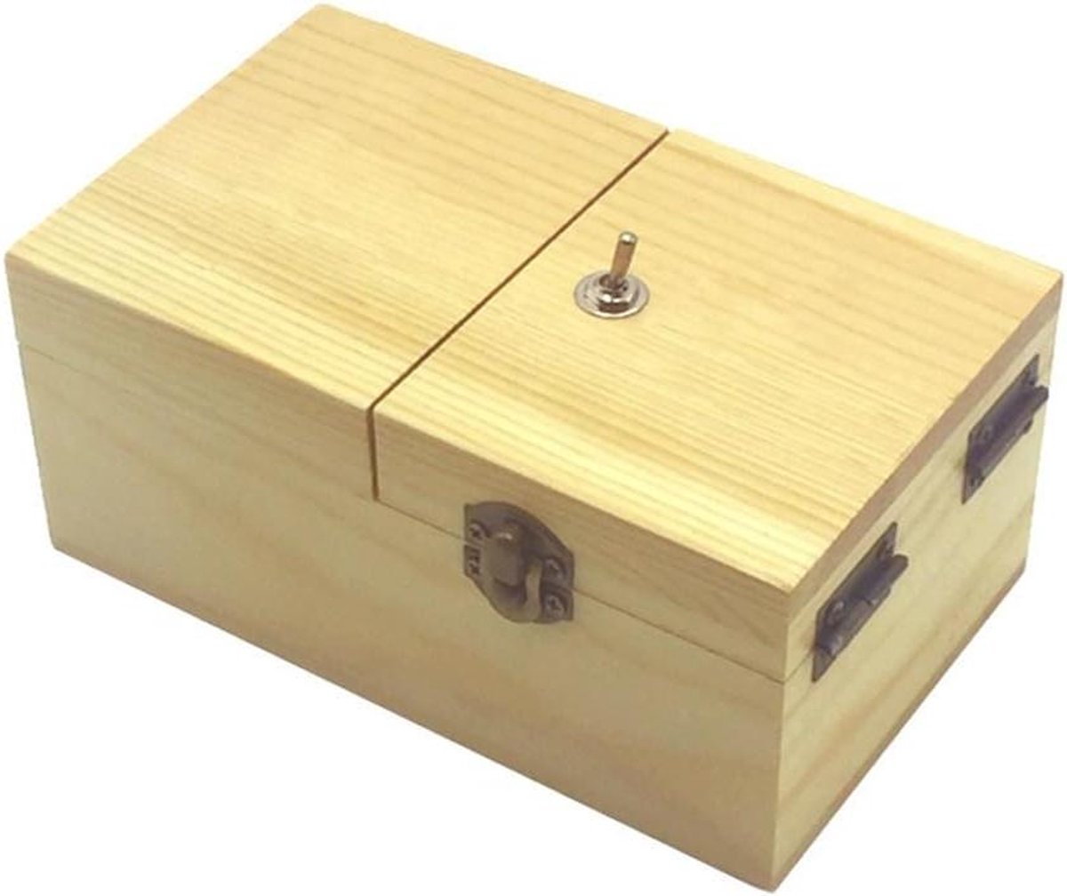 Houten Onbruikbare Doos - Speelgoed Gadget - Stress Verlichten - Volledig Massief Hout - 20 x 135 x 105 cm