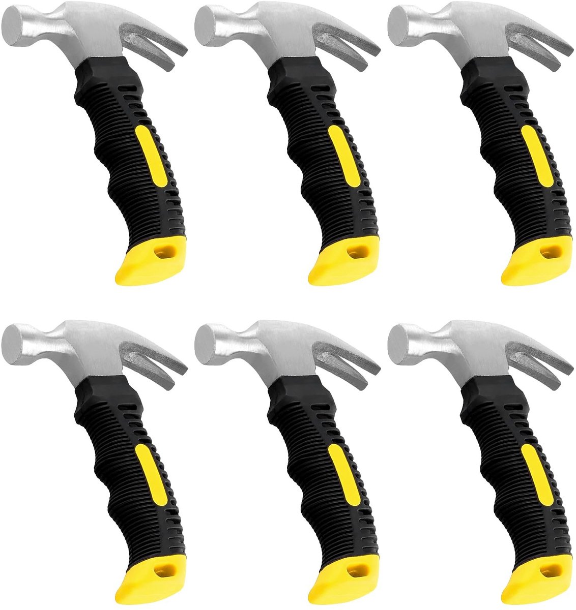 BRENZOOS- Klauwhamer 8 oz - Antislip Handvat - Stompe Mini-Hamer - Nagelverwijderaar - Duurzaam Gereedschap - Voor Doe-Het-Zelf Klussen