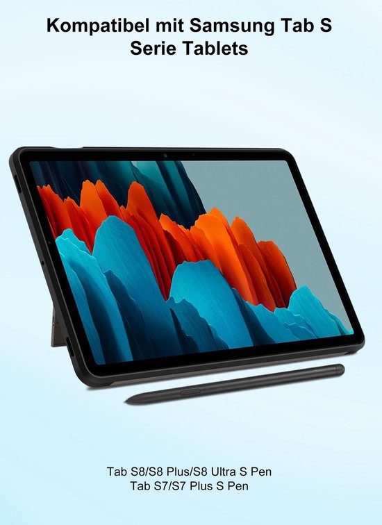 JHUBERS - Bluetooth Stylus Pen - Vervangingspen - Lichtgewicht - 5 Tips - Geschikt voor Tab S7 S8 - Perfect voor Creatieve Taken — afbeelding 2
