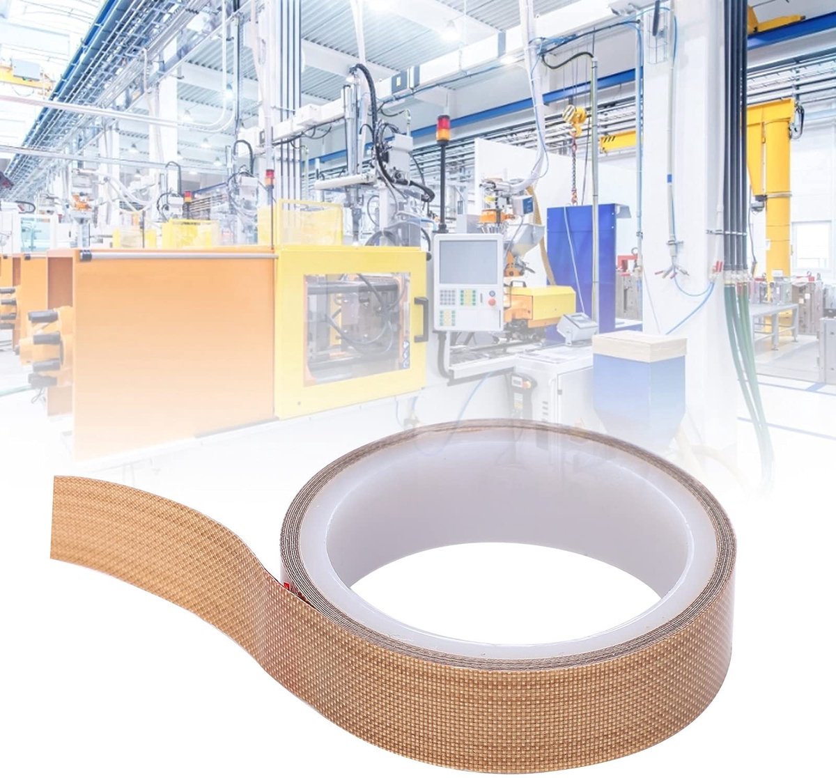 BRENZOOS - Teflon Tape - Hoge Temperatuur - 10 Meter - Isolatie en Vacuüm - 0.18 mm Dikte - Geschikt voor Handsealer