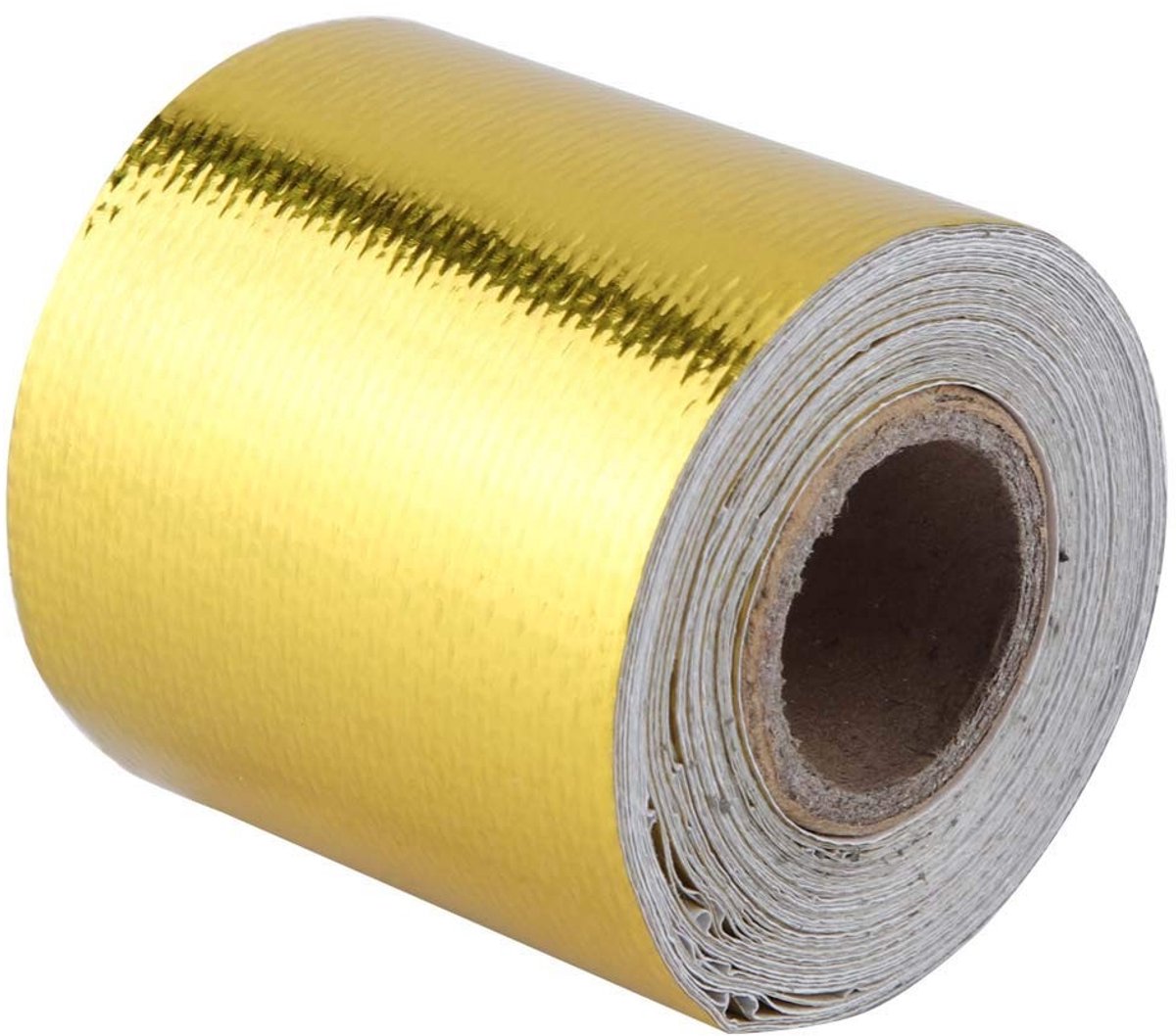 JHUBERS- Hitteschildband Hittebestendig - Isolatietape Aluminium - Corrosiewerend - Geluidsabsorberend - Vlamvertragend - Lichtgewicht 5m x 5cm
