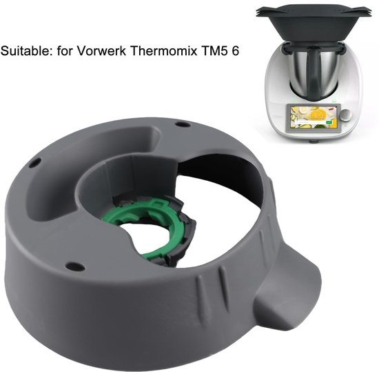 JHUBERS- Hoofdpan Basis - Geschikt voor Thermomix TM5/TM6 - PP-Materiaal - Veiligheidsvergrendeling - Vaatwasmachinebestendig - Slijtvast en duurzaam - Keukenmachine van Jhubers — afbeelding 3