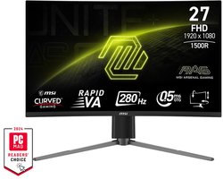 MSI MAG Serie - 27-Inch Curved Gaming Monitor - Full HD - 280Hz - Adaptive Sync