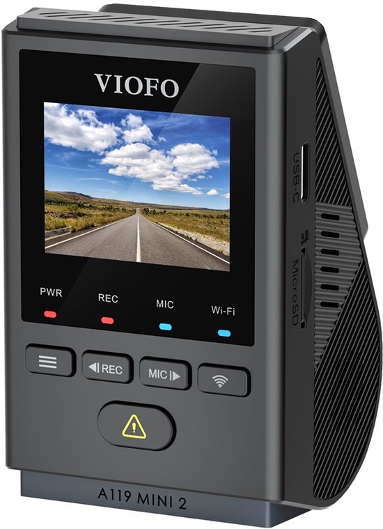 VIOFO A119 Mini 2 Dashcam – 2K QuadHD, WiFi, GPS, Sony STARVIS Nachtzicht