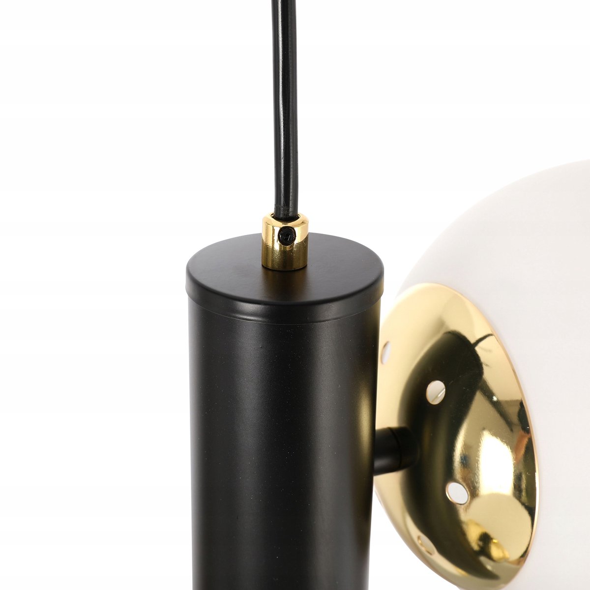 Puli Hanglamp Zwart/Goud Modern 3xE14 Ø37cm