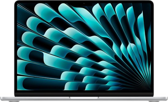 MacBook Air 15" 2023 M2 3.49GHz 8 CPU 10 GPU 16GB 256GB Silver -QWERTY - Apple - Hoofdafbeelding