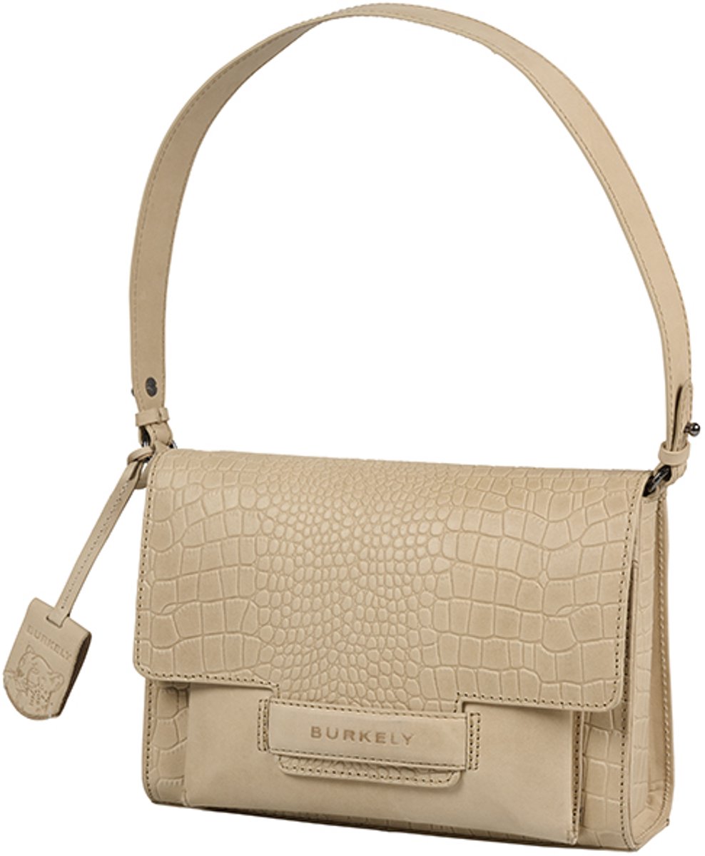 Burkely Casual Carly Shoulder Satchel - Tas - Volwassenen - Beige