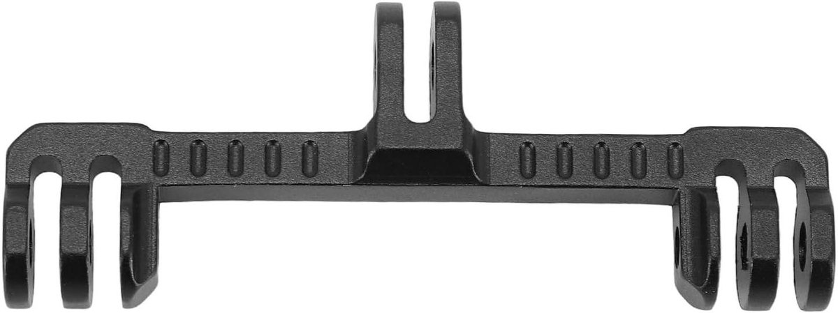 Camera Dubbele Beugel - Accessoirehouder Frame - Verbeterde Verlichting - Aluminium Legering - 9 x 4 x 2 cm - Zwart