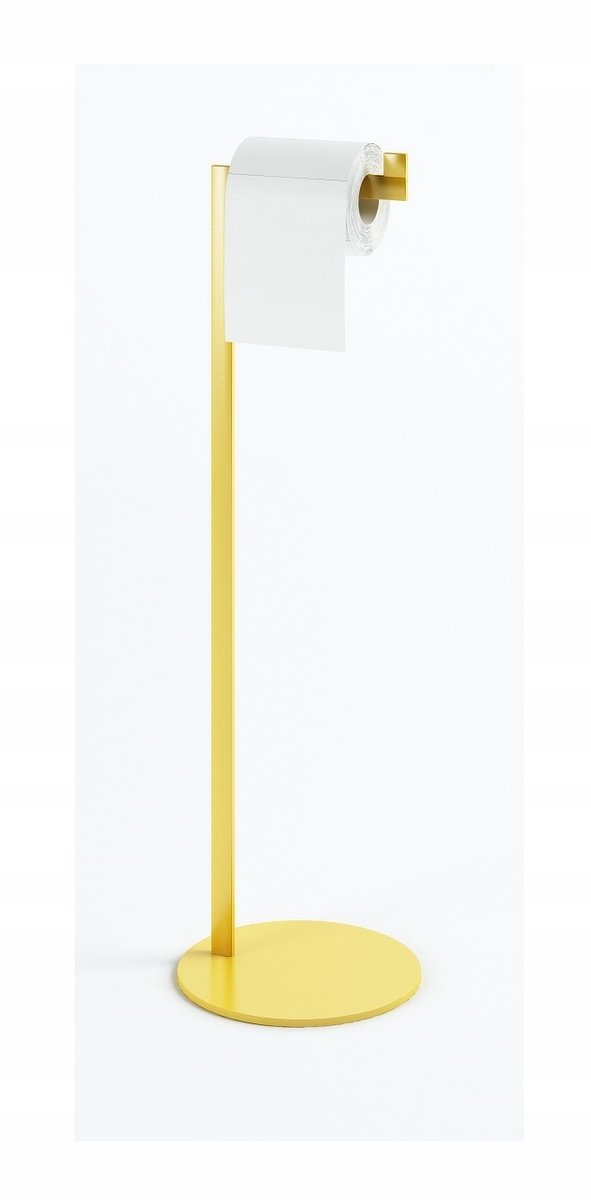Gouden Vrijstaande Toiletrolhouder - 70cm Hoog