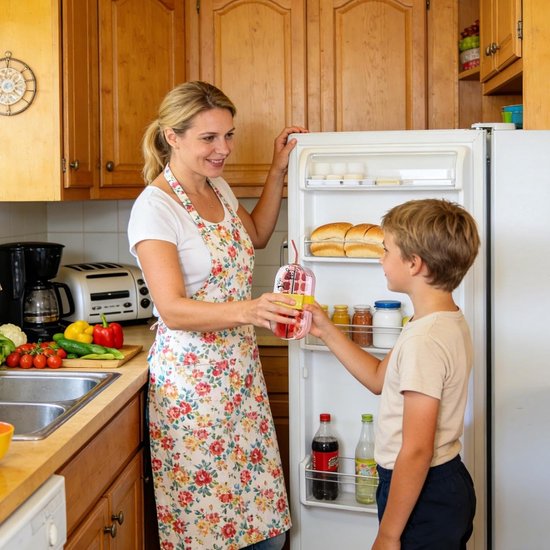Ijsmachine Fles - Herbruikbare Ijsmaker - Dranken Koelen - 2-in-1 Ontwerp - 231 cm Lengte - Roze — afbeelding 2