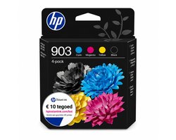 HP 903 - Inktcartridge - Origineel - Kleur & Zwart + Instant Ink tegoed