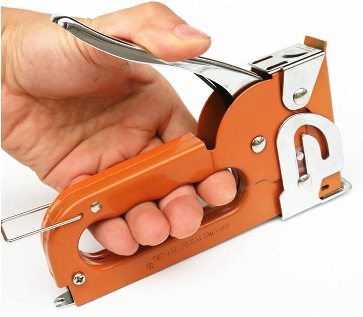 Robuuste Nietmachine - Handmatig Nietapparaat - Hout en Boeken - Niet tot 20 Vellen - 200 gram - Zwart