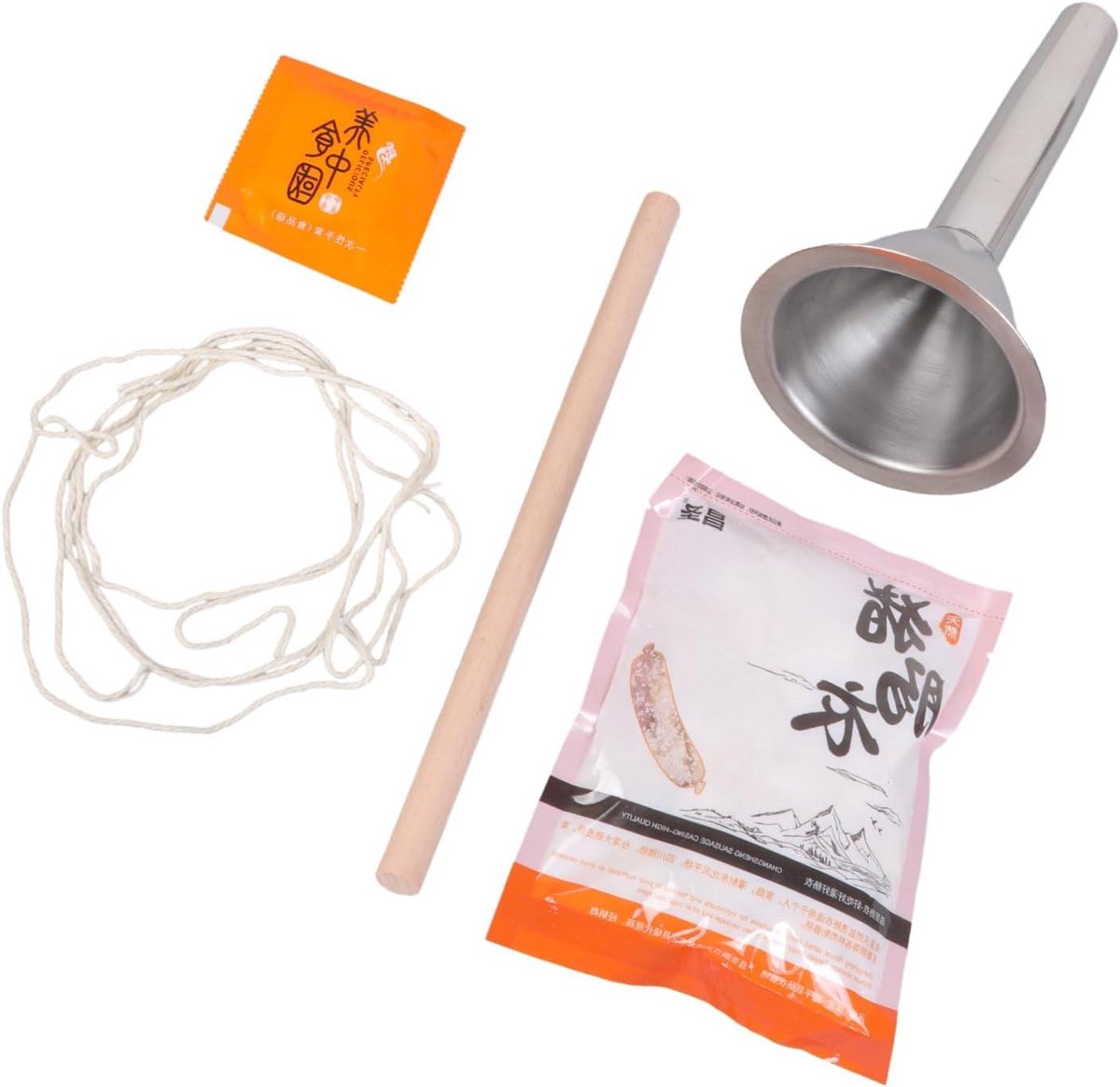 Worst Stuffer Trechter Set - Worst Filler Vulling - Zelf Worst Maken - Food Grade Roestvrij Staal