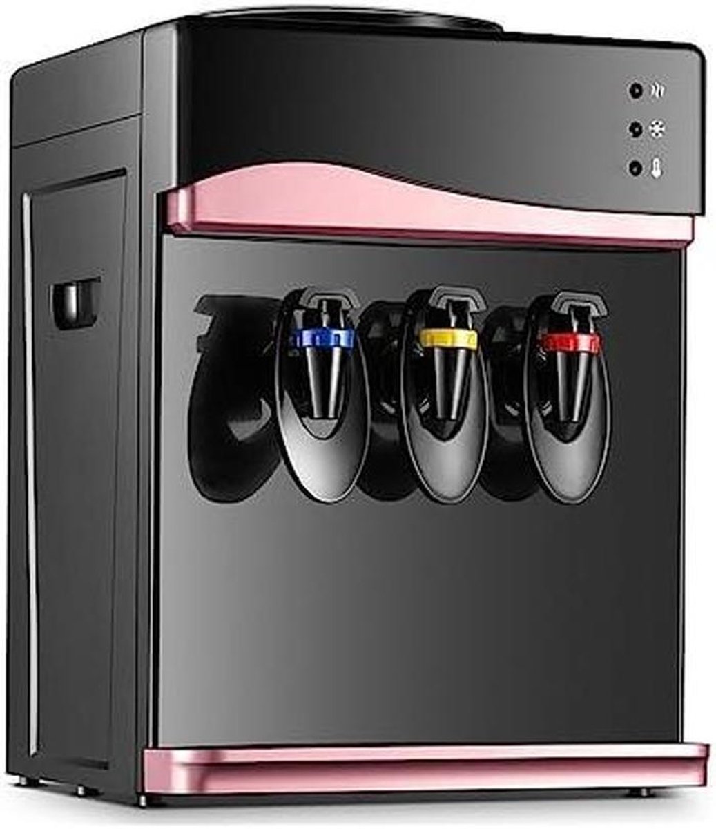 Water Dispenser - Koeler Warmer - Drinken Koken - Roestvrij Staal - Compact Model - Zwart